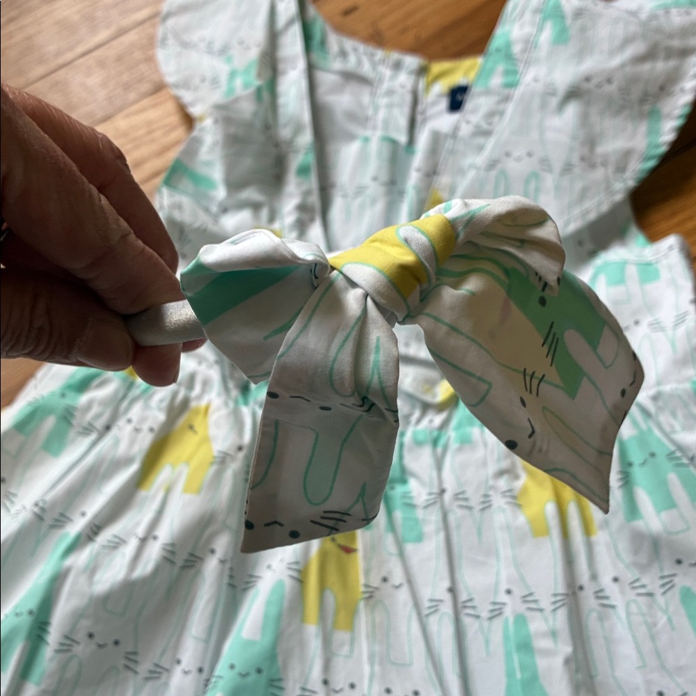 Girls Mixed Dress Bundle - Floral, Plaid & Metallic size 6 - Picture 5 of 16
